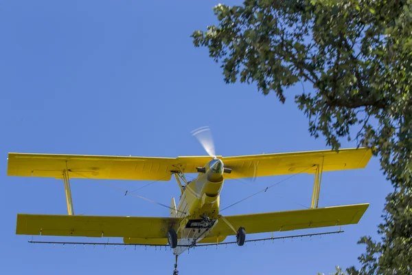 Yellow Crop Duster — Stock Photo, Image