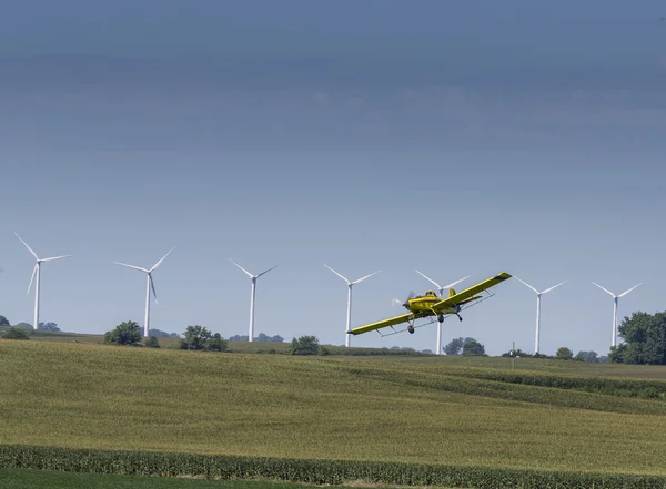 Yellow Crop Duster — Stock Photo, Image