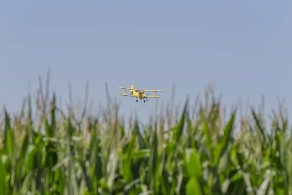 Yellow Crop Duster — Stock Photo, Image