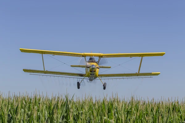 Żółty Crop Duster — Zdjęcie stockowe