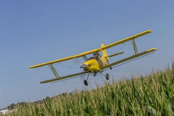 Yellow Crop Duster — Stock Photo, Image