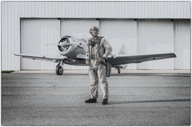 İkinci Dünya Savaşı Pilot ve uçak