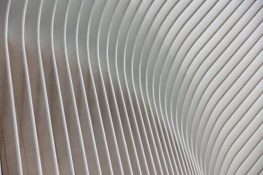 02 Ağustos 2018 - NEW YORK, NY, ABD: Westfield Dünya Ticaret Merkezi Oculus binasının manzarası