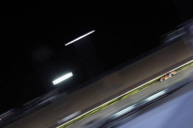 Las Vegas, NV USA - 25 Eylül 2021: Michael Annett Las Vegas, NV 'deki Las Vegas Motor Speedway' de Alsco Formaları 302 için yarışıyor..