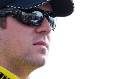 VMichael Annett (62), Avondale, AZ 'deki Phoenix Uluslararası Yarış pistinde Wypall 200 yarışına katılmayı bekliyor..