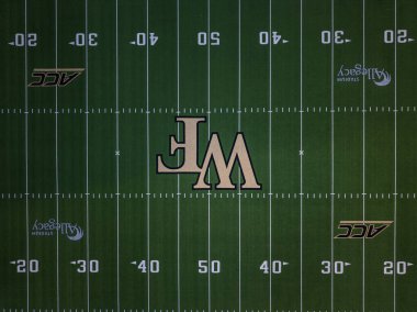 Federal Kredi Birliği Stadyumu 'nun hava görüntülerine göre Wake Forest 31,500 koltuklu futbol sahası, Gene Hooks sahasının yakınında yer alıyor. Şeytan Deacons tarihi Batı Kampüsü atletizm kompleksi de göz önünde..