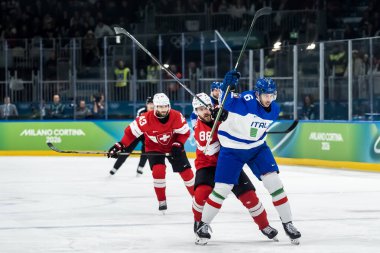 2026 Milano Cortina Kış Olimpiyatları sırasında İtalya 'nın MILAN kentinde oynanan Milano Rho Buz Hokeyi Arena' da, Mens Kalifikasyon Off Maçı 'nda İsviçre Takımı' na karşı 6. İsviçre takımı İtalya 'yı 3-0 yendi.