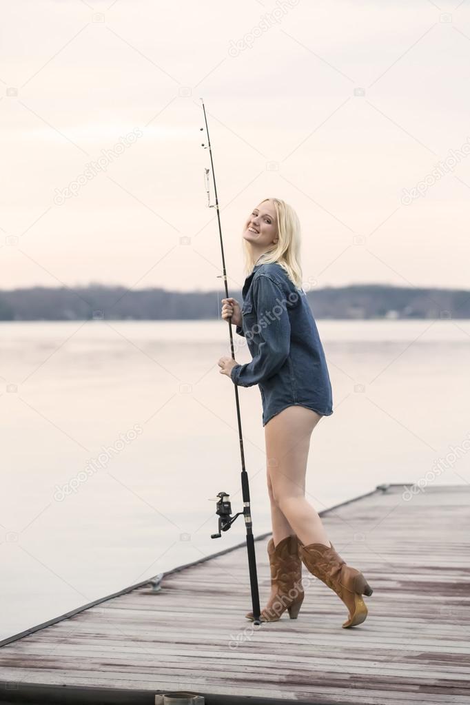 Young Female Angler
