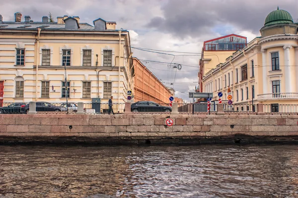 Petersburg Rosja Września 2020 Wycieczka Łodzią Rzece Newie Sankt Petersburgu — Zdjęcie stockowe