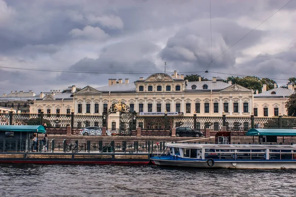 Petersburg Rosja Września 2020 Wycieczka Łodzią Rzece Newie Sankt Petersburgu — Zdjęcie stockowe
