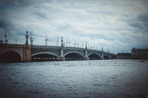 São Petersburgo Rússia Setembro 2020 Excursão Barco Rio Neva São — Fotografia de Stock