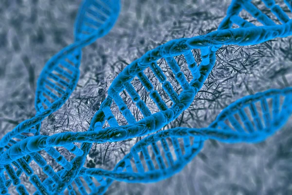 Цифрова ілюстрація клітини ДНК — стокове фото