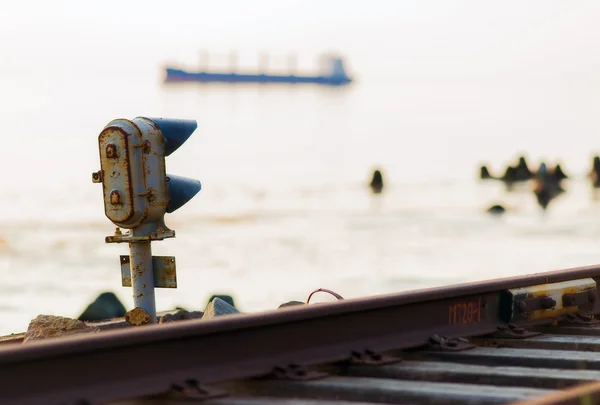 Old and rusty train traffic. — Stock Photo, Image