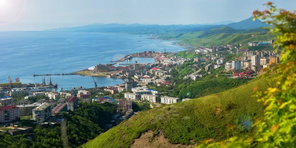 Şehir deniz. — Stok fotoğraf