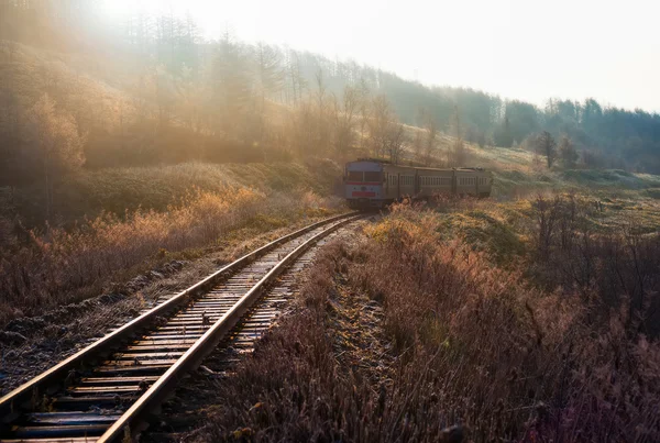 Vlak na východ. — Stock fotografie