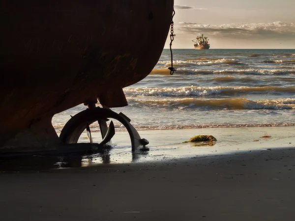 Island of lost ships. — Stock Photo, Image