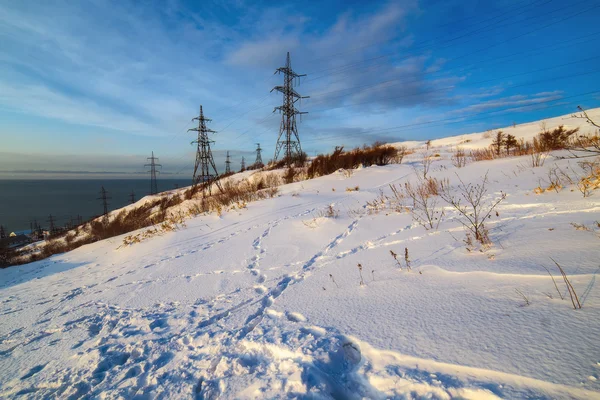 Ski promenad. — Stockfoto