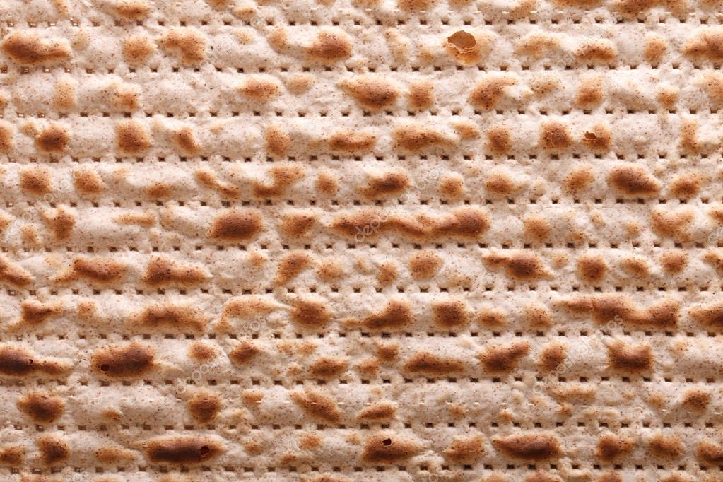 Jewish matzah kosher macro horizontal background — Stock Photo