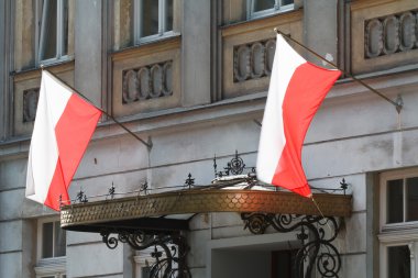 Lehçe bayrak binasında ortaya çıkan, yakın çekim