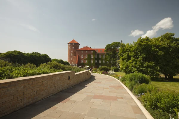 Strada per il Castello di Wawel, Cracovia, Polonia . — Foto Stock