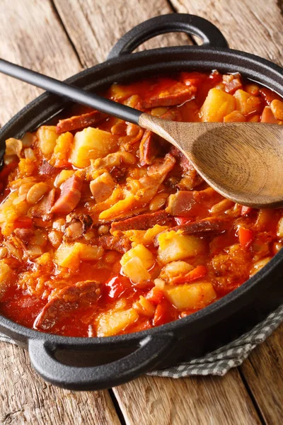 Locro Uno Stufato Denso Nutriente Che Avuto Origine Sud America — Foto Stock