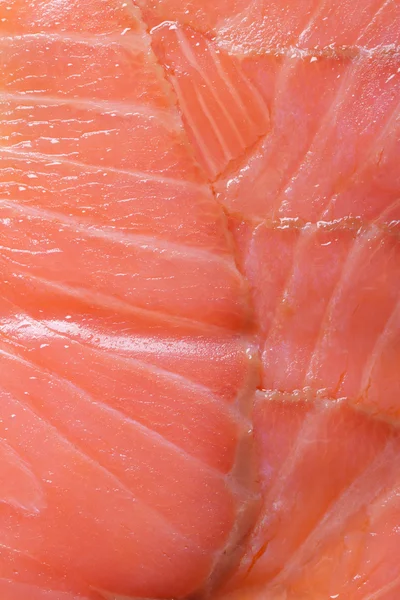 Filetto di salmone macro verticale — Foto Stock