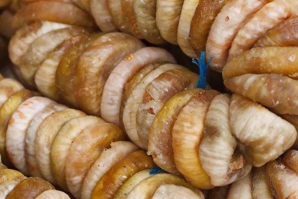 A bunch of dried figs closeup — Stock Photo, Image