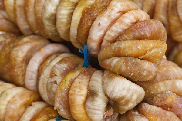 A bunch of dried figs large. macro — Stock Photo, Image