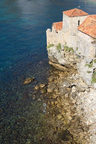 Beautiful views from the top of the old town of Budva — Stock Photo, Image