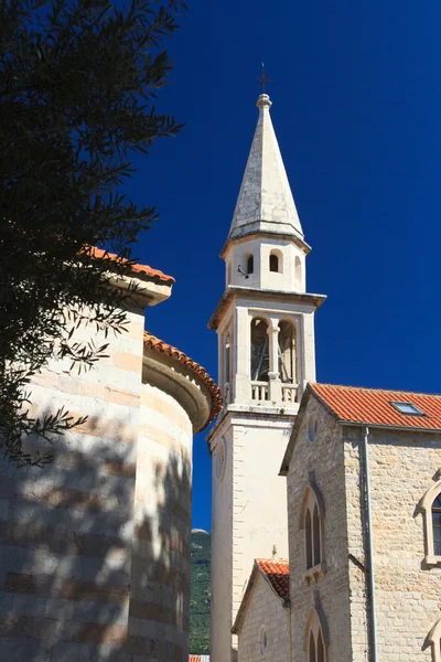 Catholic Cathedral Church of St. John in Budva. Montenegro — Stock Photo, Image