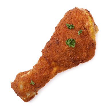 meyilli closeup izole daldırma kavrulmuş tavuk baget 