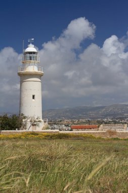Paphos, Kıbrıs bahar büyük deniz feneri
