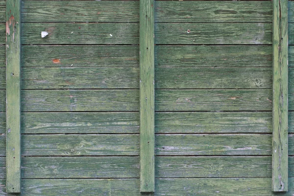 배경 오래 된 녹색 나무 벽입니다. 클로즈업 — 스톡 사진