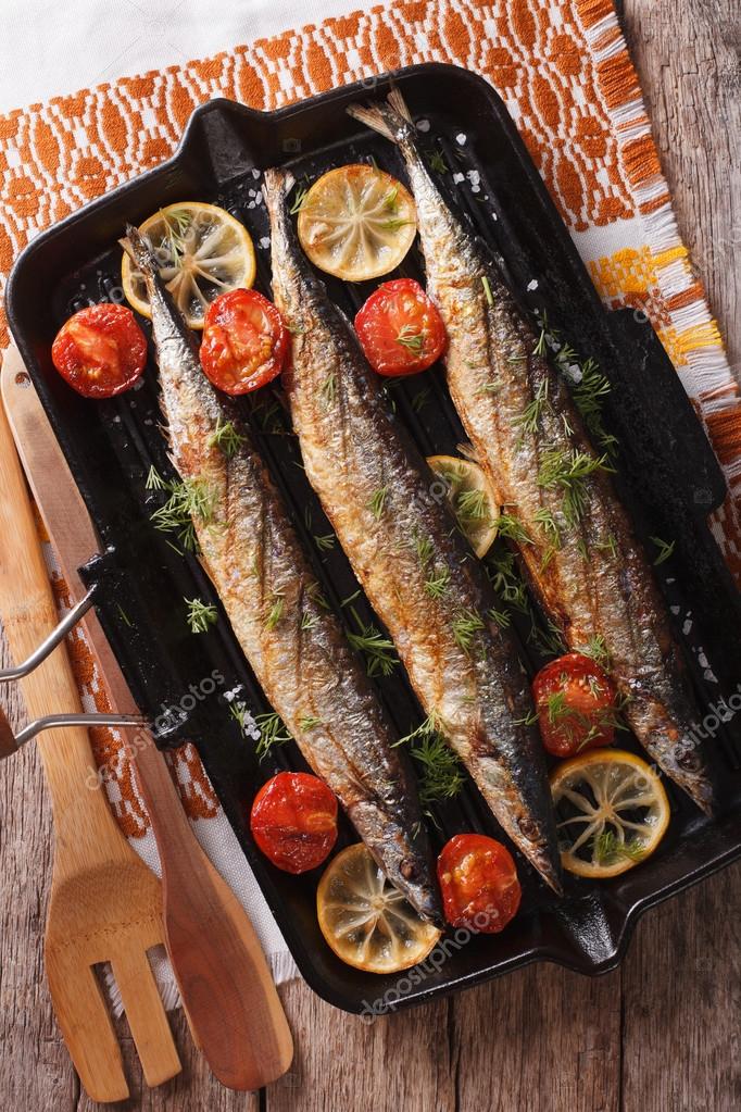 vis in grillpan vis in grillpan