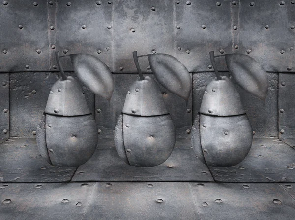 Three Industrial Pears — Stock Photo, Image