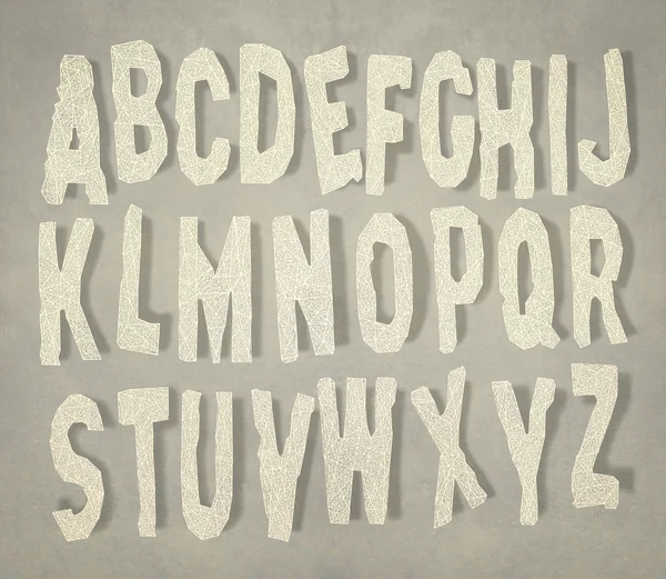 Grafik alfabesi harfleri — Stok fotoğraf