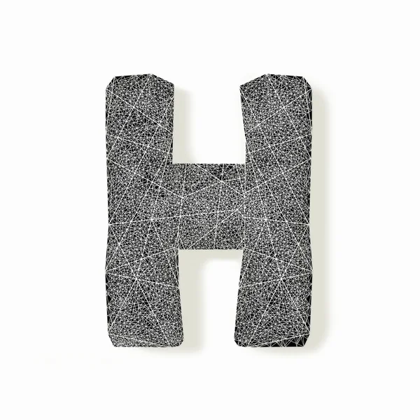 Graphic Letter H — Stock Photo, Image