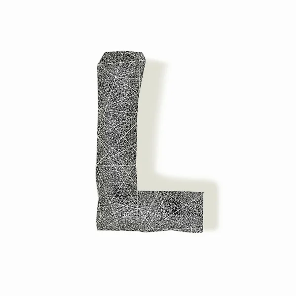 Graphic Letter L — Stock Photo, Image