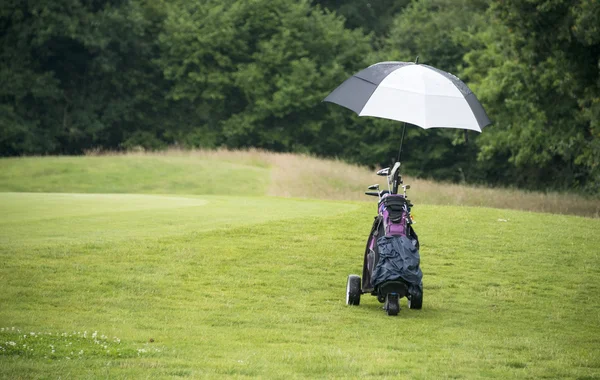 Golcar with clubs — Stock Photo, Image