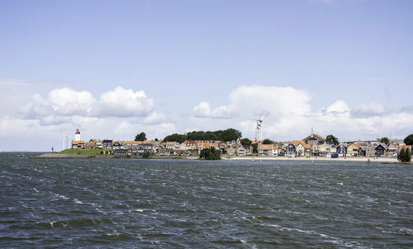 Skyline of fishing village urk in Holland — Stock Photo, Image