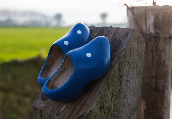 Reboque holandês sapatos de madeira — Fotografia de Stock