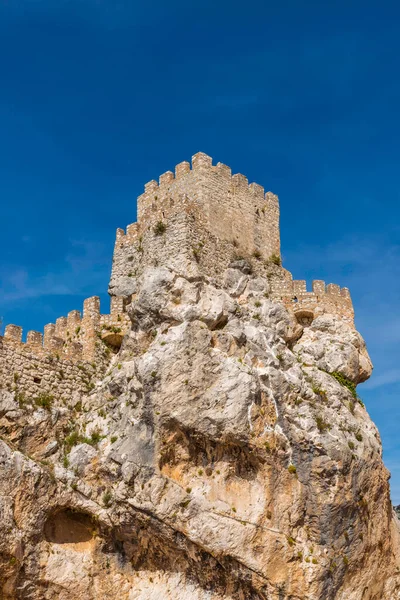 Ruína do castelo em zuheros — Fotografia de Stock