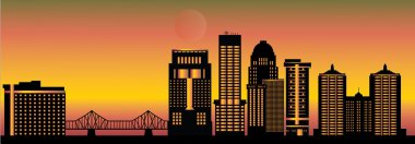 Louisville skyline Amerika şehir