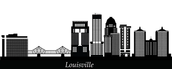 Louisville skyline van Amerika stad — Stockfoto