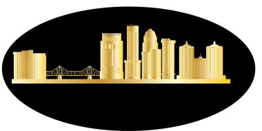 Louisville skyline Amerika şehir