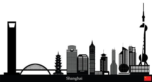 Shanghai — Stock Vector