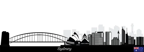 O horizonte de Sydney — Fotografia de Stock