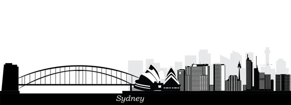 Sydney Látóhatár — Stock Vector