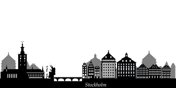 Skyline di Stoccolma — Foto Stock