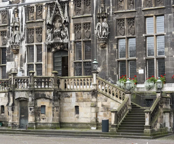 Old townhall building in aachen — Stock Photo, Image